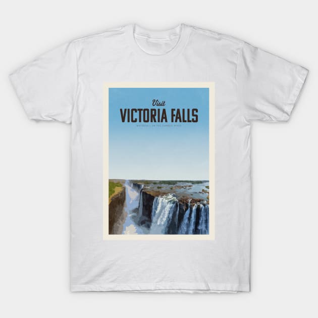 Visit Victoria Falls T-Shirt by Mercury Club